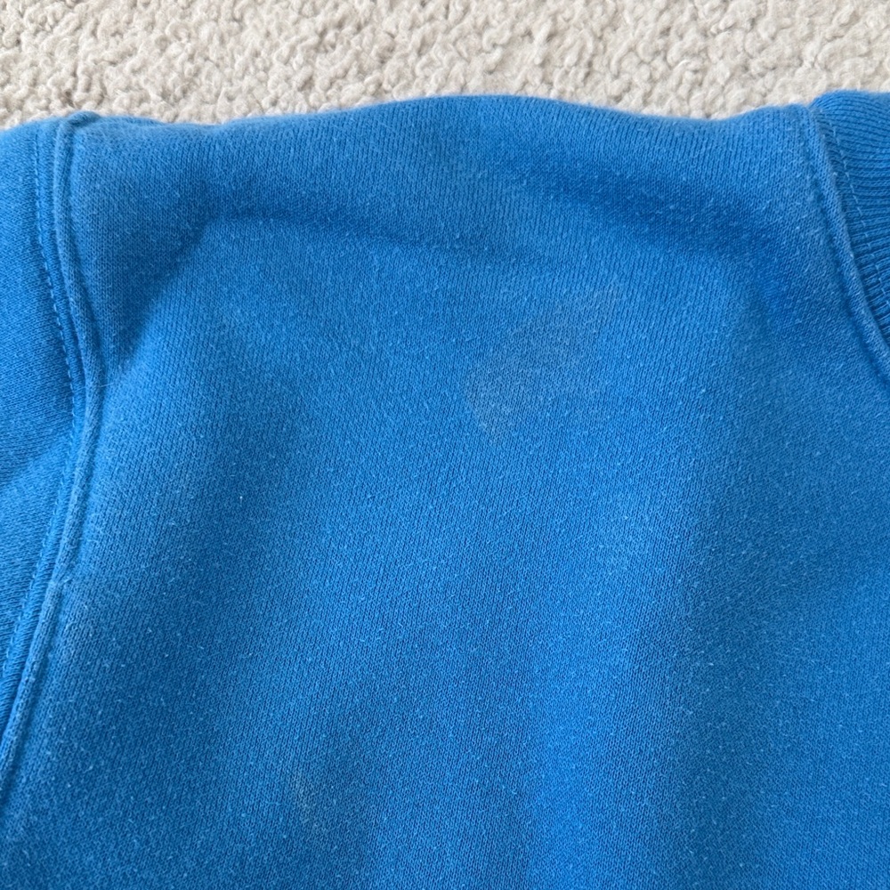 White Fox Boutique Blue and Pink Crewneck Sweater - Picture 4 of 8
